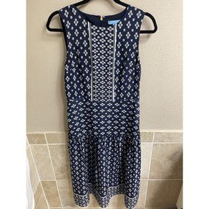 Draper James Collection Geo Magnolia Midi Dress Size 4